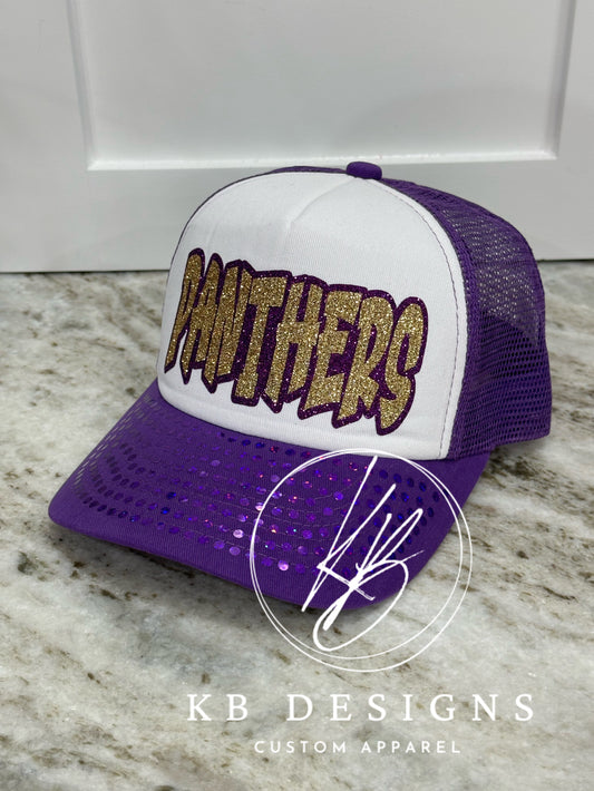Bulldogs Glitter & Spangle Trucker Hat