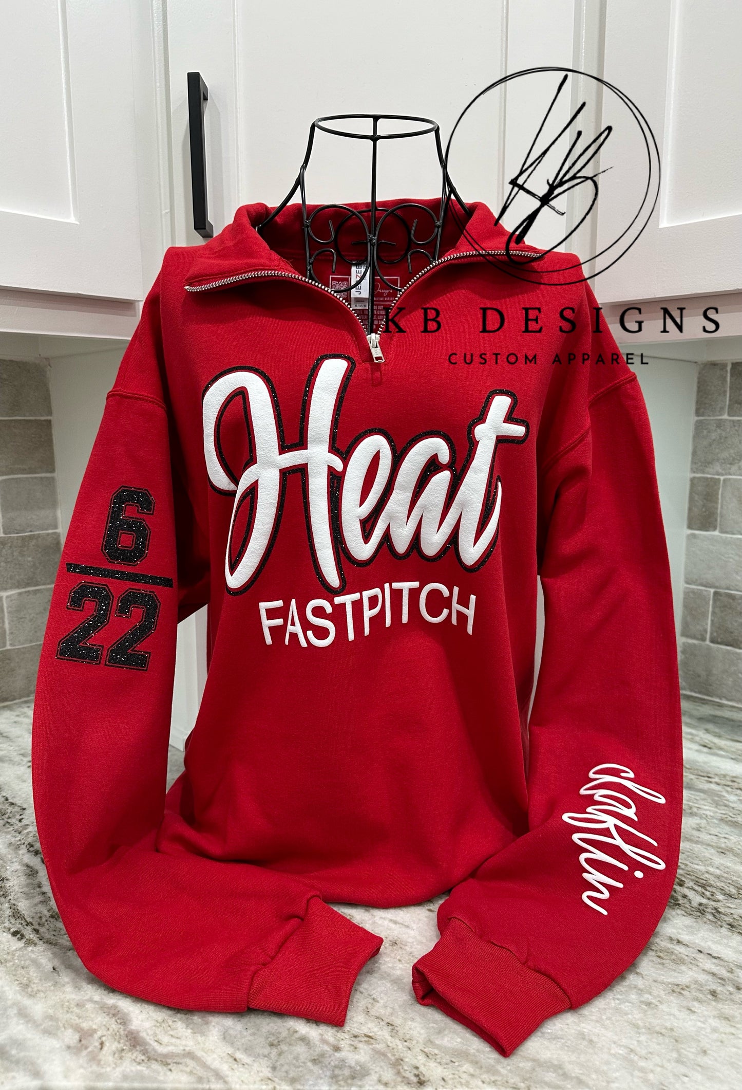 Custom Sports Quarter Zip Pull Over