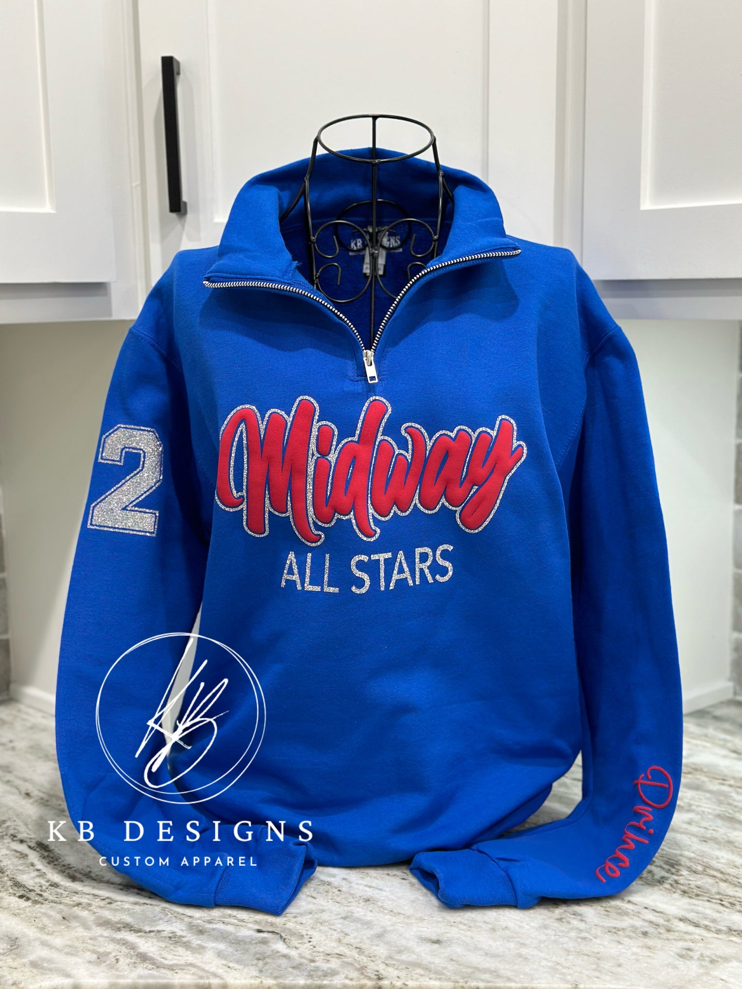 Custom Sports Quarter Zip Pull Over
