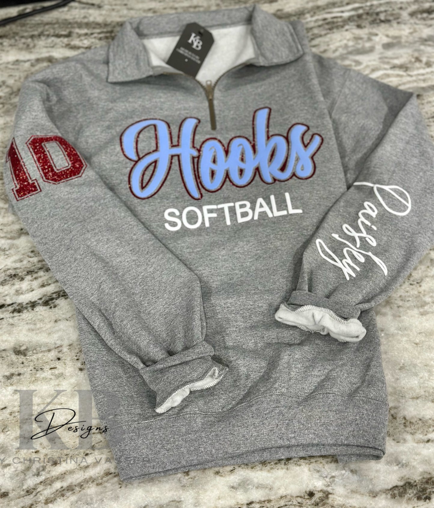 Custom Sports Quarter Zip Pull Over