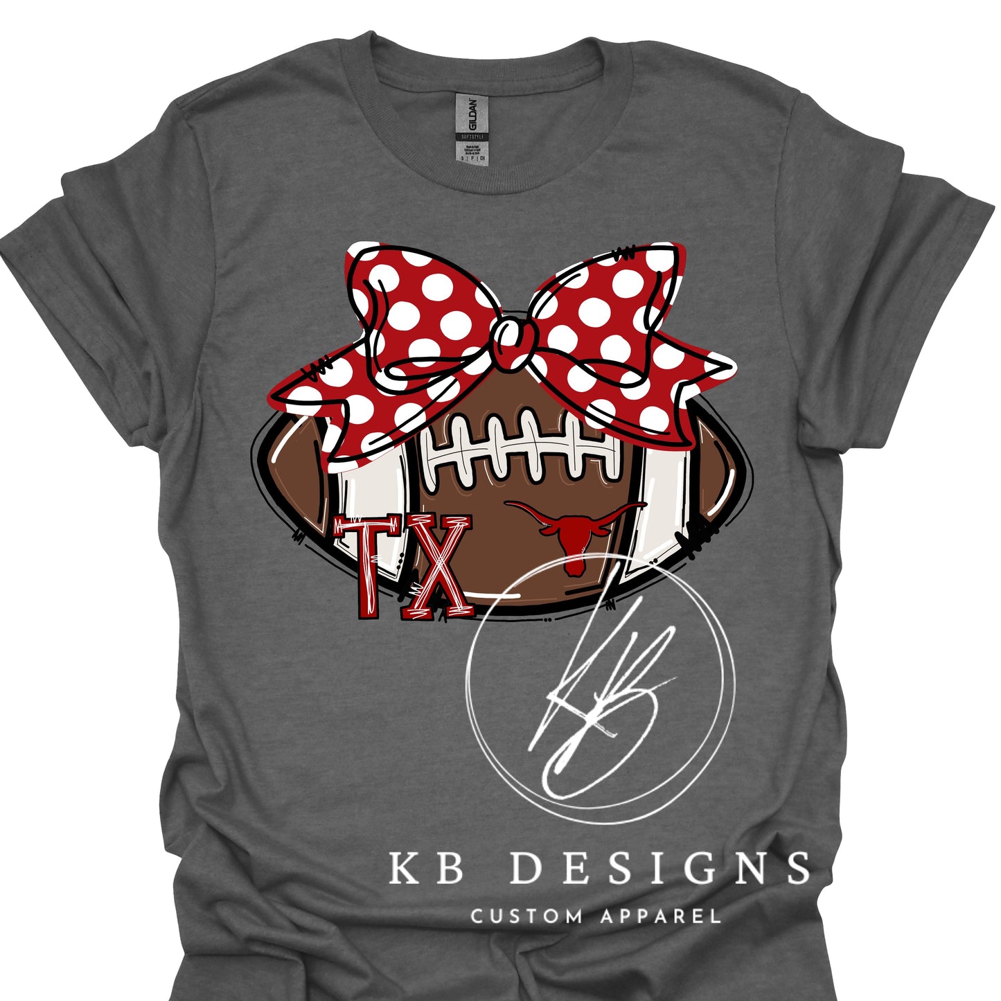 Football W/Bow Top