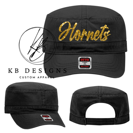 Military Mascot Glitter Hat