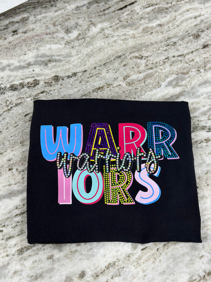 Double Stacked Mascot DTF & Spangle Tee