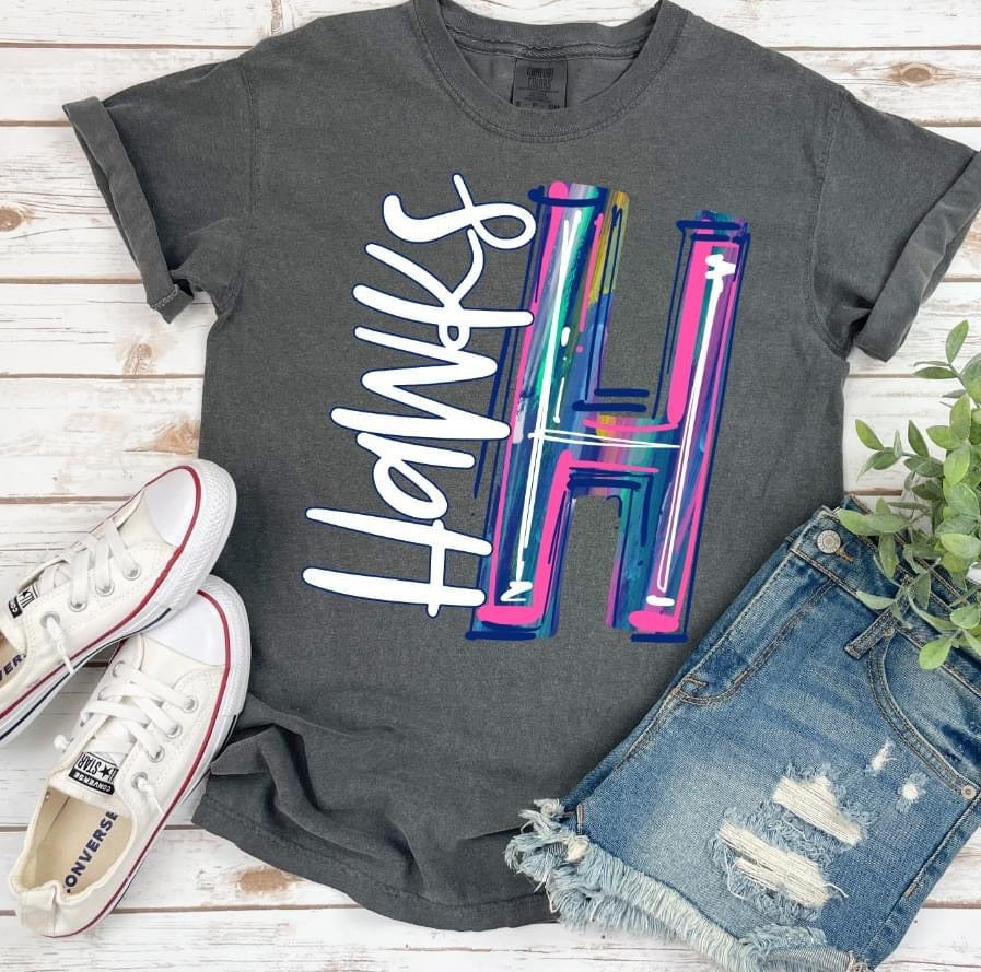 Custom Paint Stroke Spirit tee
