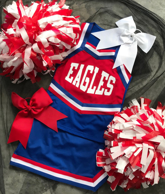 Custom Youth Cheer Suit & Custom Bow Set