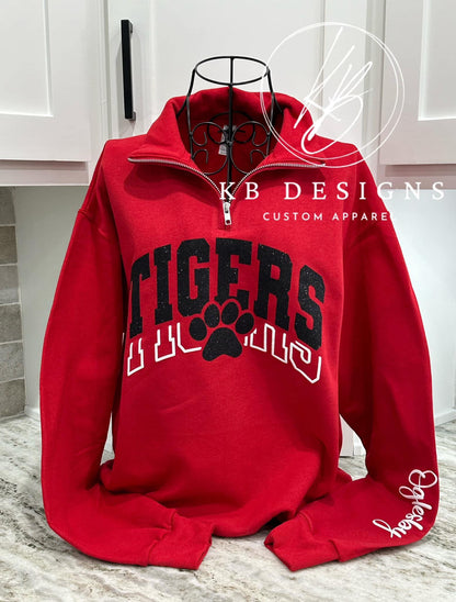 Tigers Stacked all Mascots Apparel