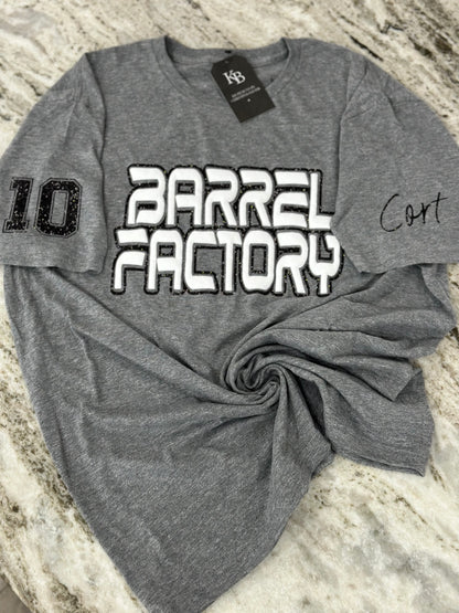 Personalized Sports Glitter & Puff Tee