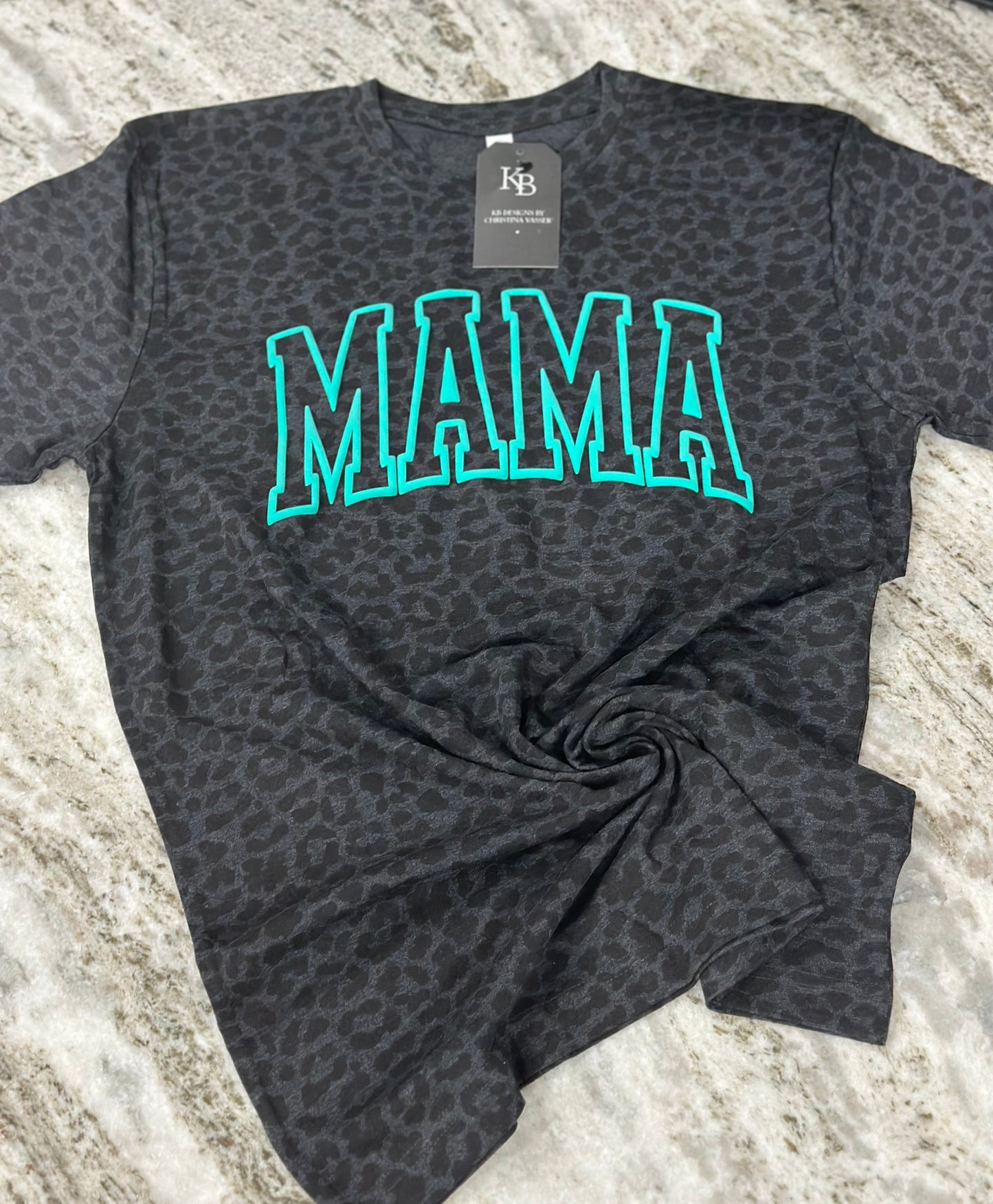 MAMA Leopard Puff Shirt