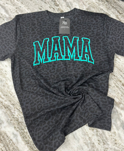 MAMA Leopard Puff Shirt