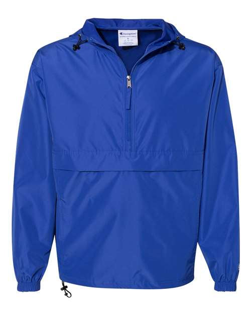 Spirit Hooded Quarter Zip Rain/Wind Jacket