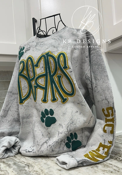 Pirates Doodle Glitter & Puff Tee