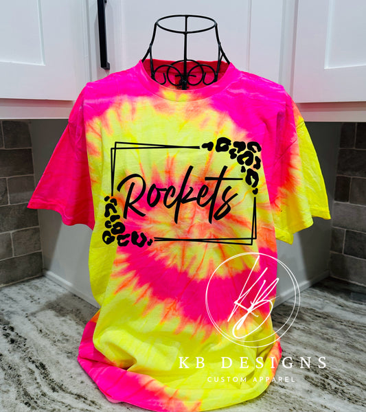 Tie Dye Mascot Tee