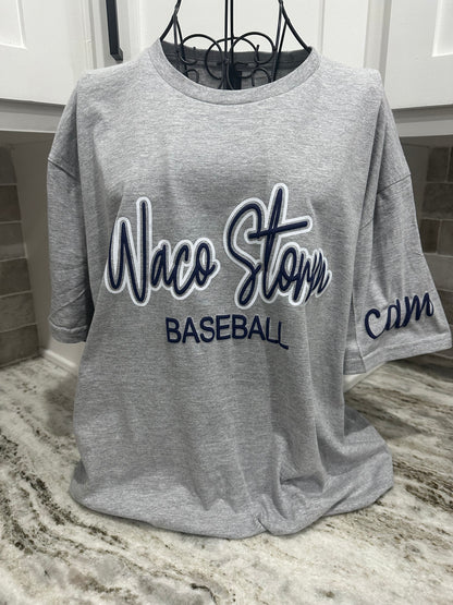 Personalized Sports Glitter & Puff Tee