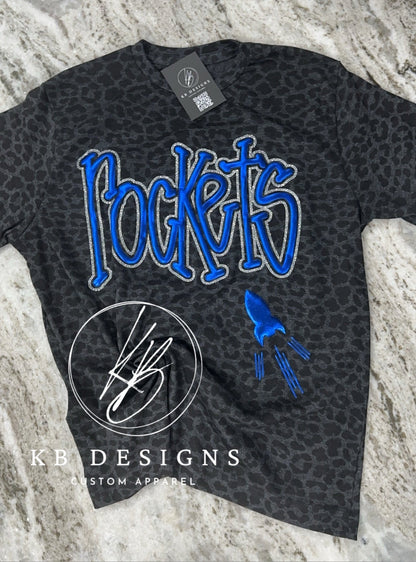 Pirates Doodle Glitter & Puff Tee