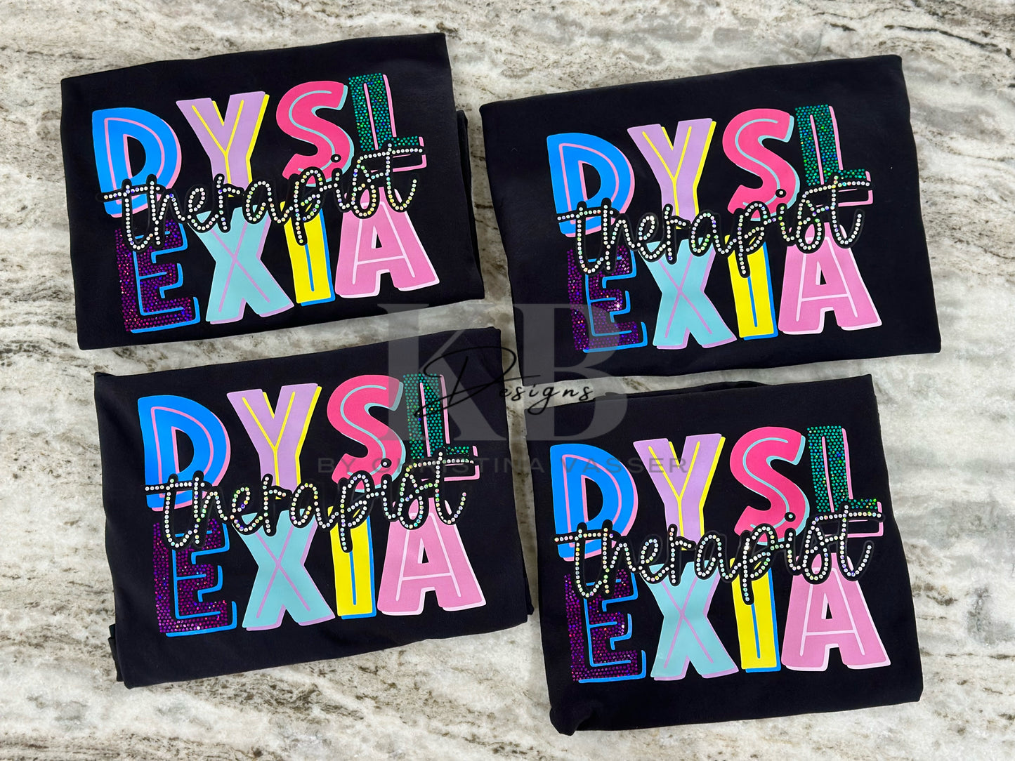 Double Stacked Mascot DTF & Spangle Tee