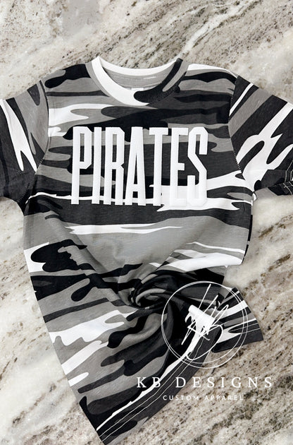 Custom Camo Puff Tee