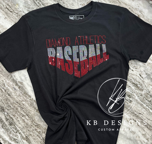 Diamond Athletics Baseball Spangle Tee