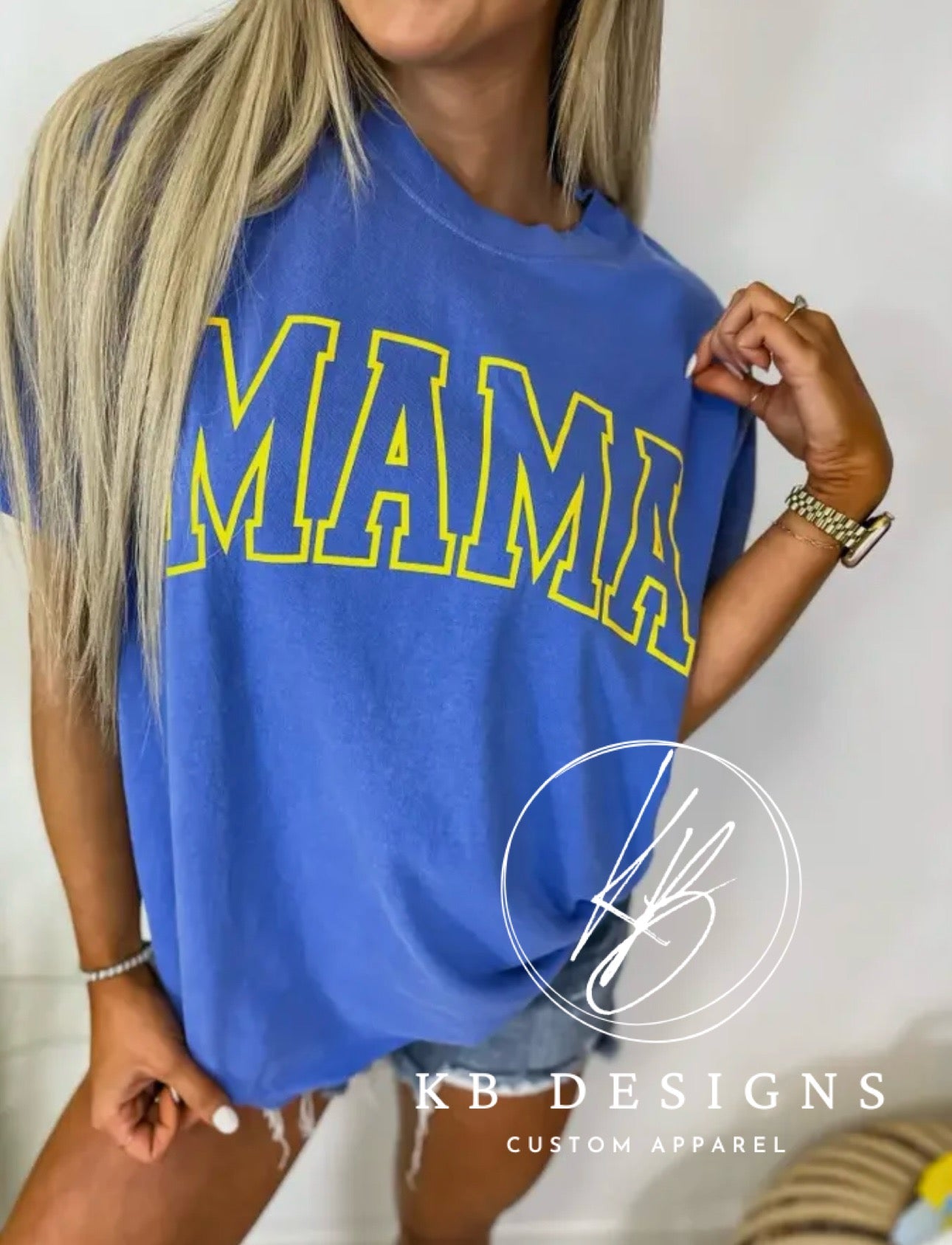 MAMA Neon Color Summer Puff Tee