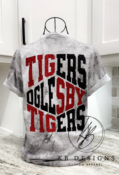 Oglesby Tigers Zig Zag