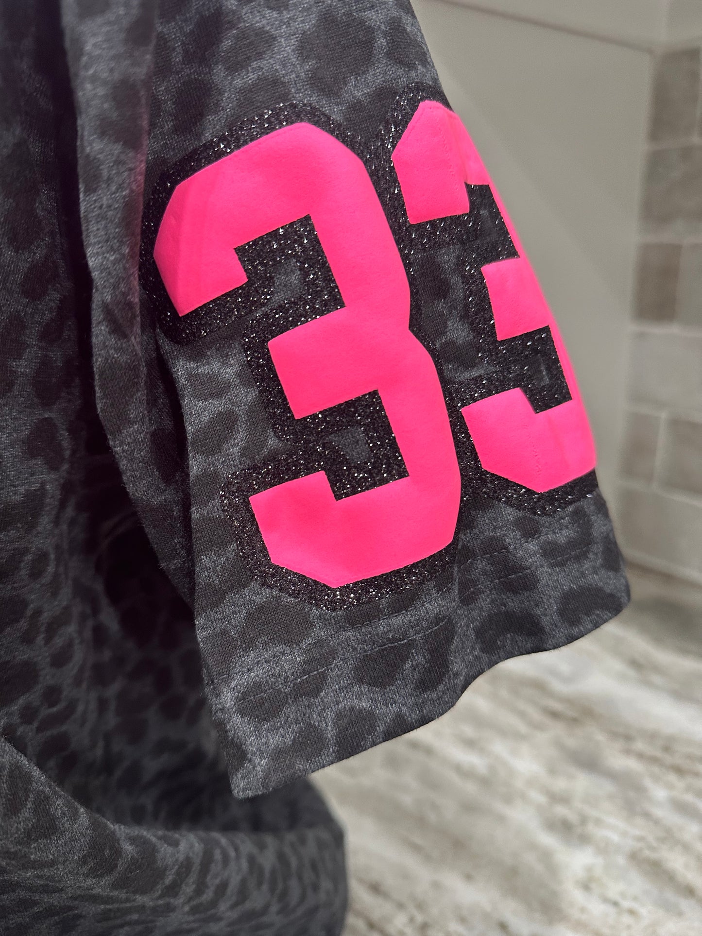 Sports Custom Leopard Tee