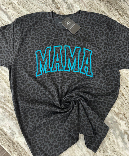 MAMA Leopard Puff Shirt