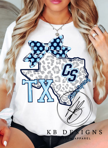 China Spring TX Bow Tee