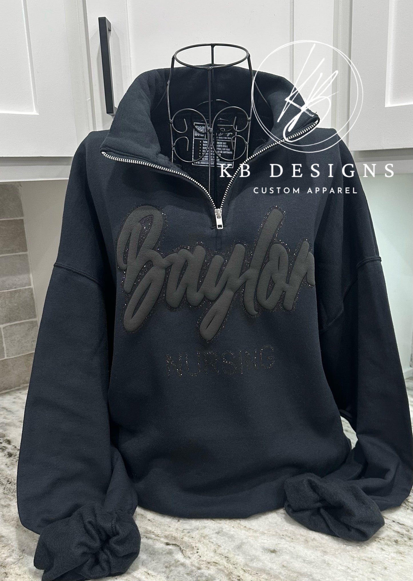 Baylor Black on Black Puff