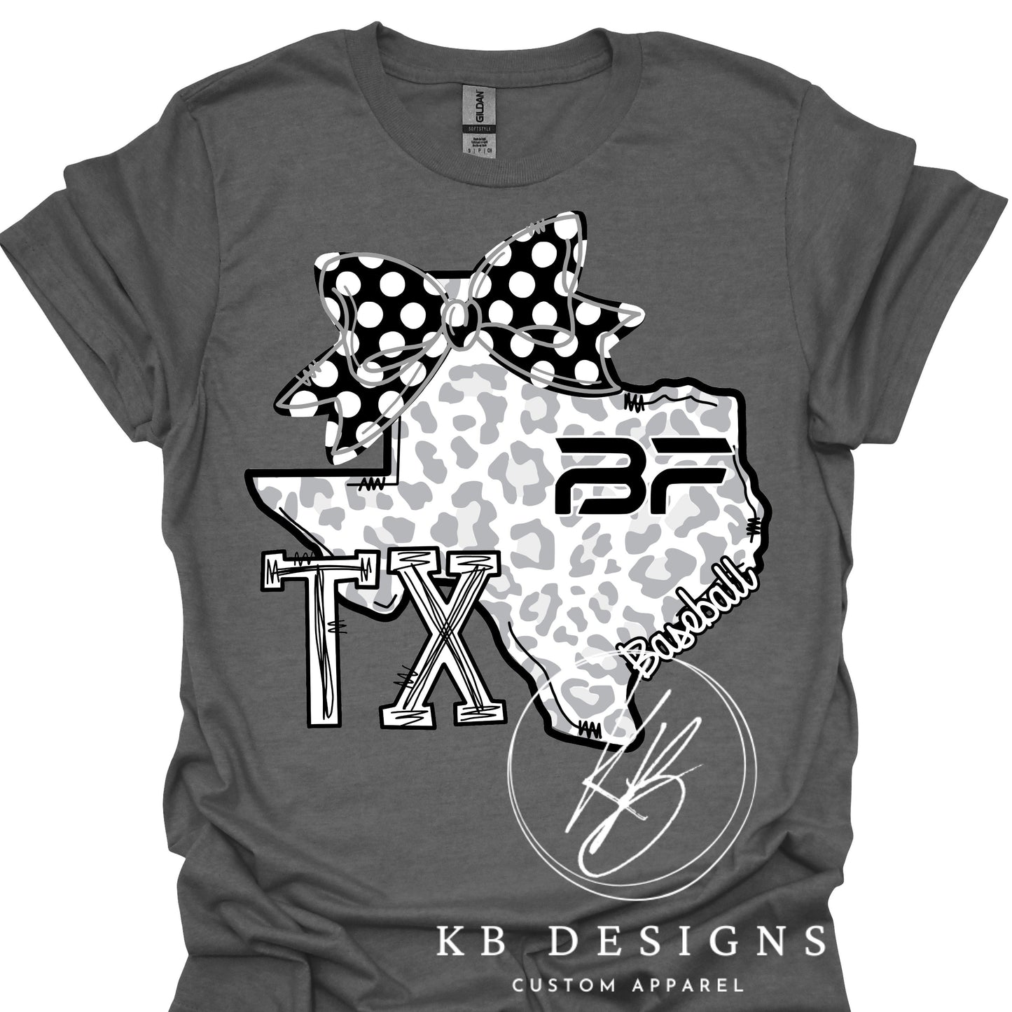 Town/Mascot Leopard TX W/Bow