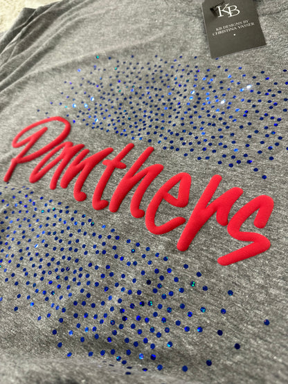 Custom Splattered Spangle Mascot Tee