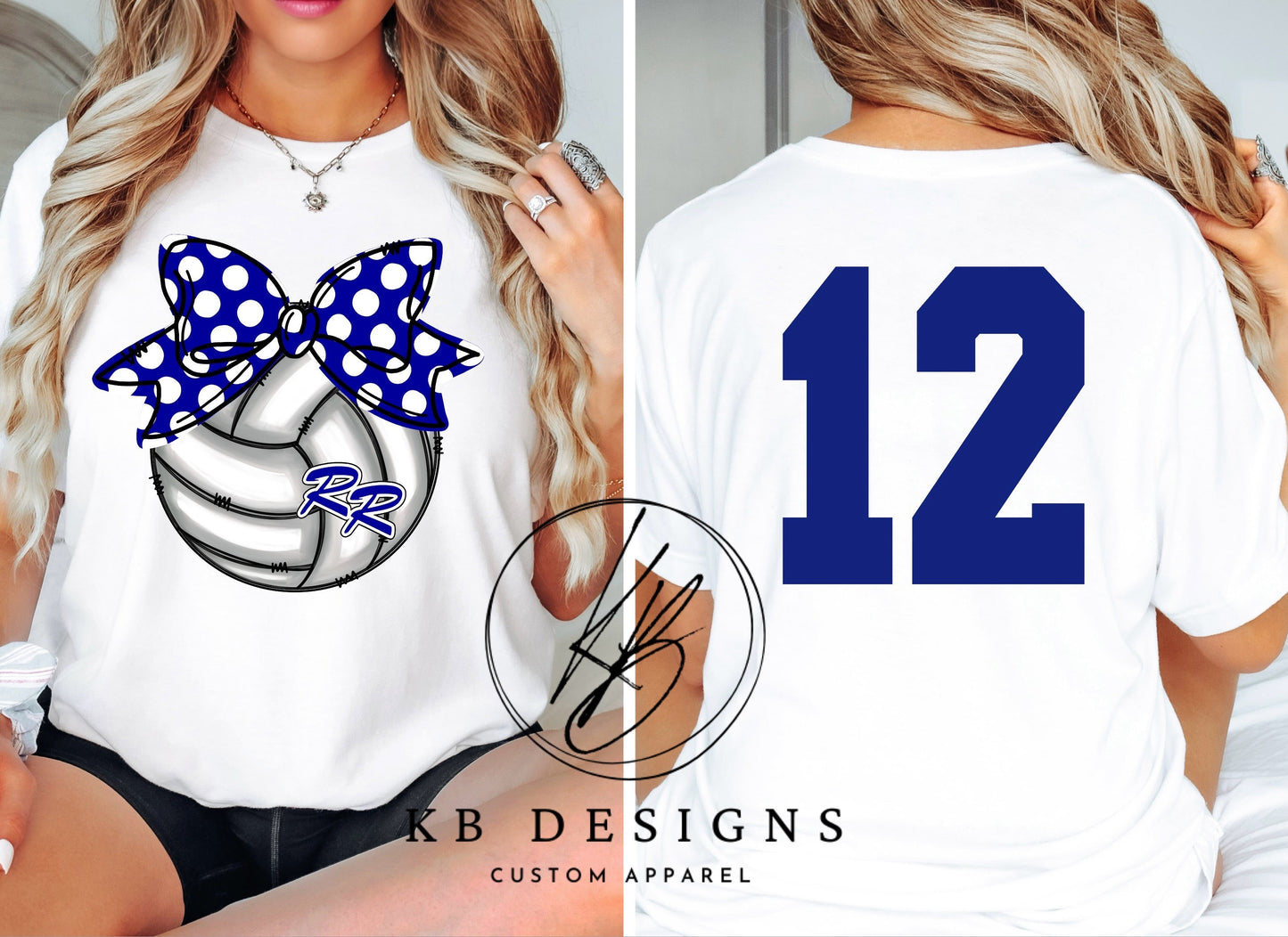 Volleyball W/Top Bow