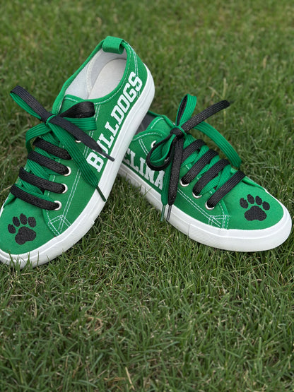 Bulldogs Glitter Spirit Shoes