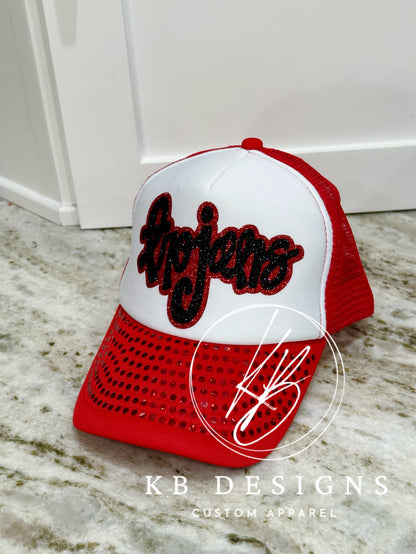 Bulldogs Glitter & Spangle Trucker Hat