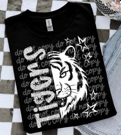 Black & White Mascot Tee
