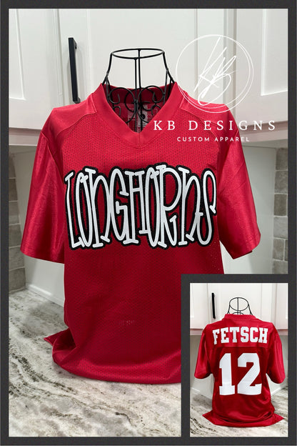 Doodle Mascot Glitter Jersey