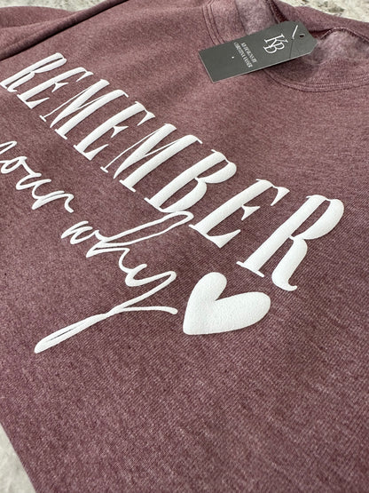 Remember Your Why….