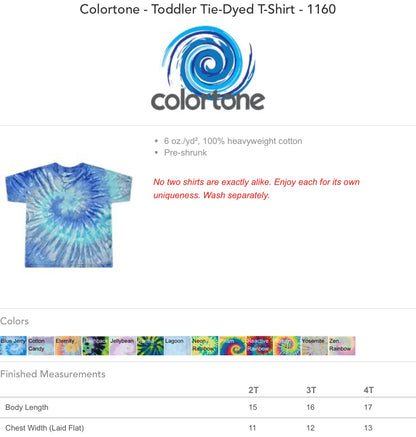 Tie Dye Mascot Tee