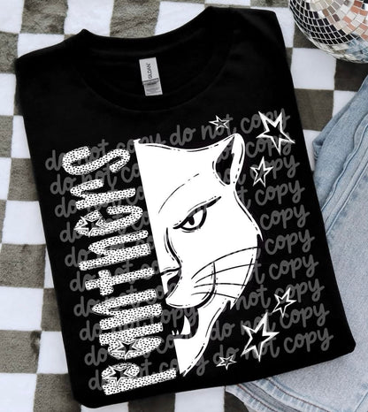 Black & White Mascot Tee
