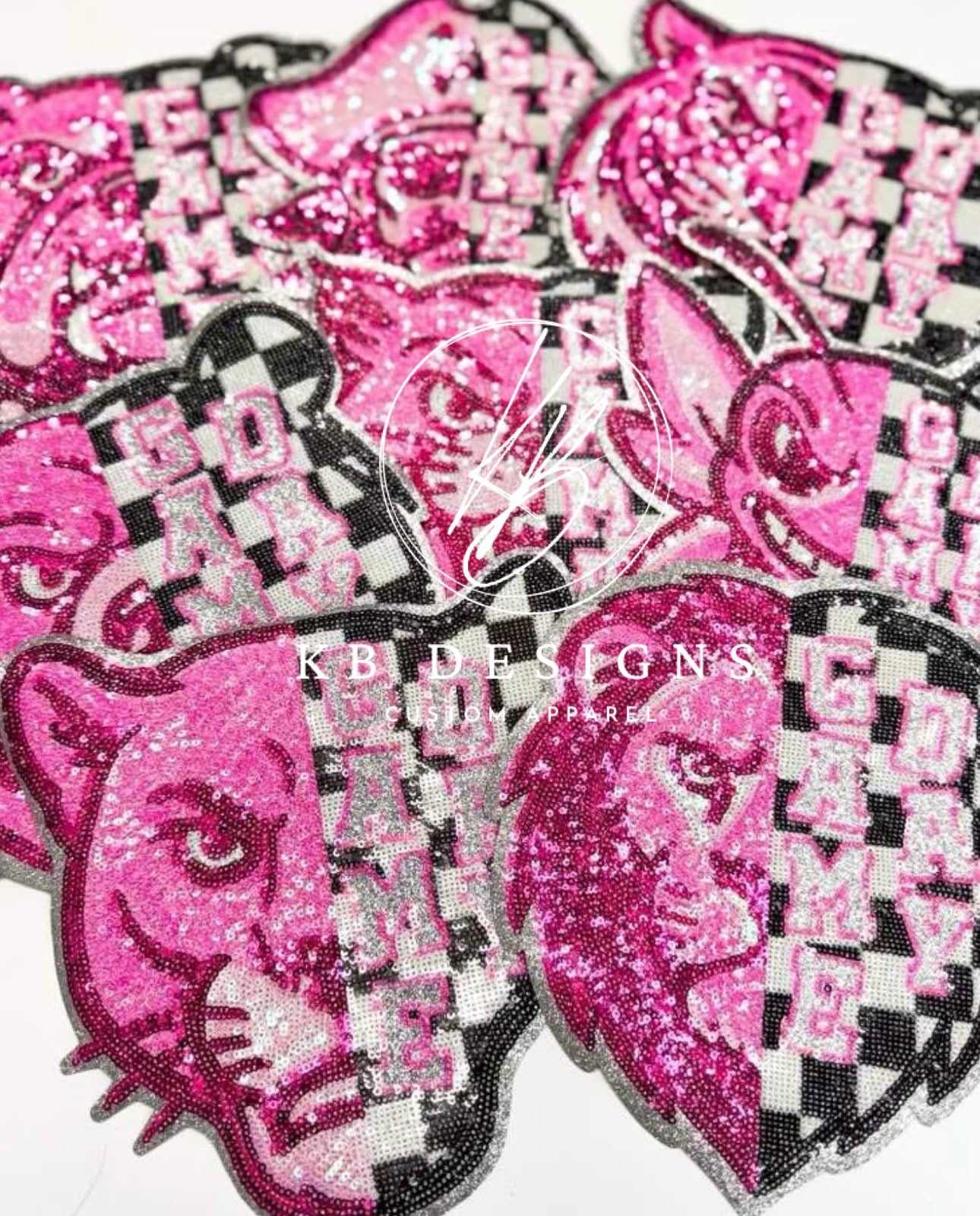 Sequin Pinkout Game Day Apparel