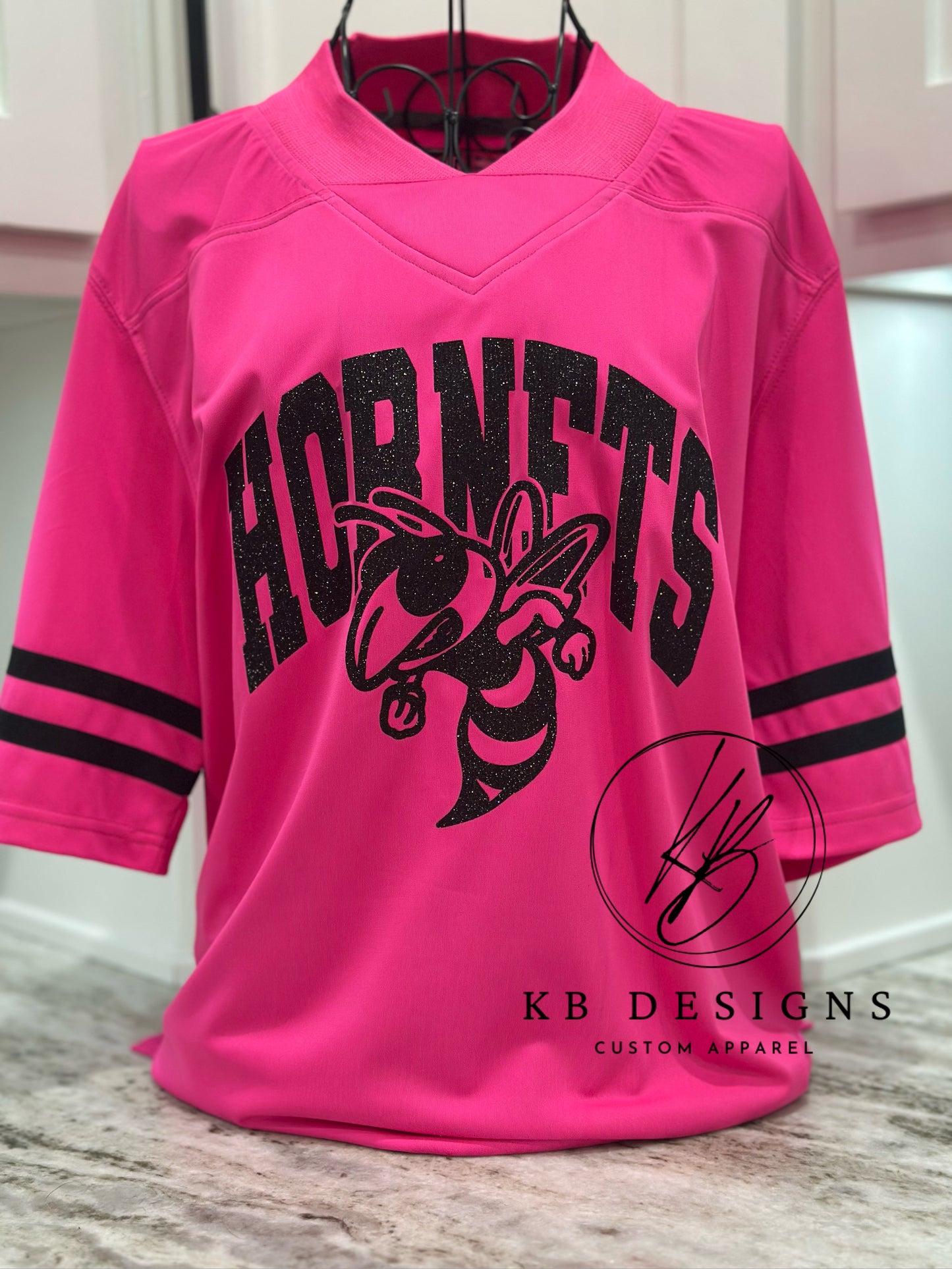 Hornets Pinkout Glitter Jersey