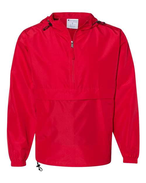 Spirit Hooded Quarter Zip Rain/Wind Jacket