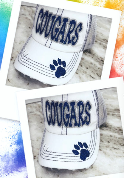 Cougars Glitter Twill Hat