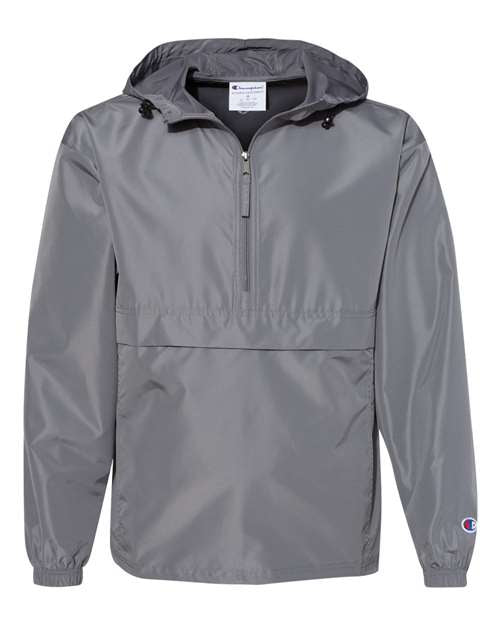 Spirit Hooded Quarter Zip Rain/Wind Jacket