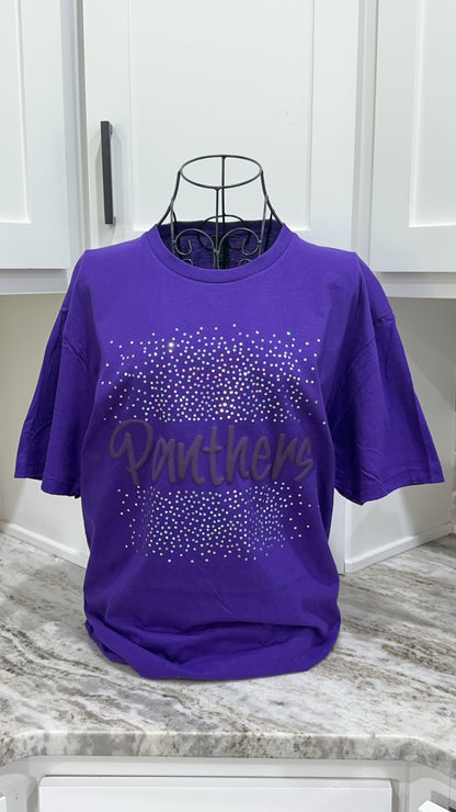 Custom Splattered Spangle Mascot Tee