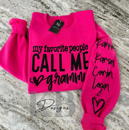 My Favorite People call me ….