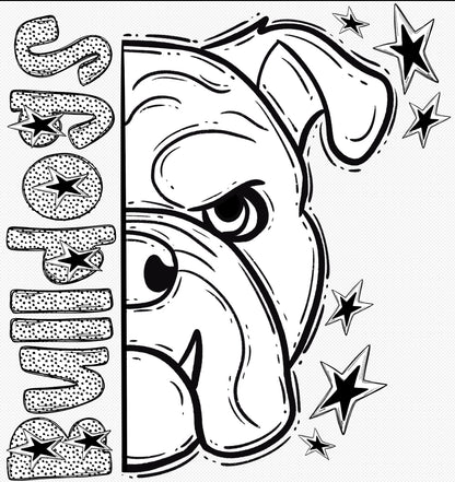 Black & White Mascot Tee