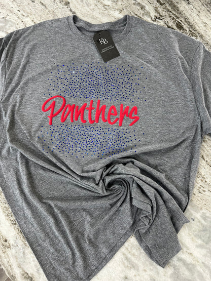 Custom Splattered Spangle Mascot Tee