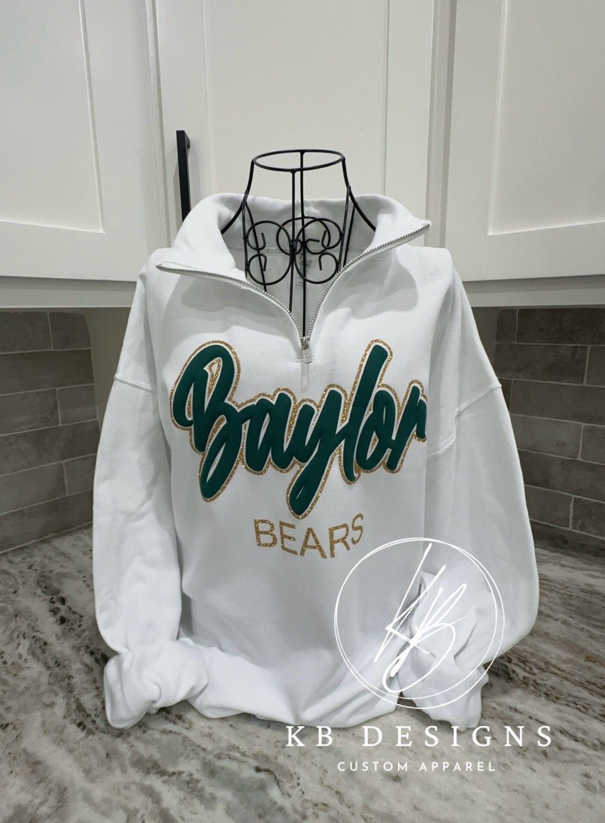 Baylor Bears Glitter & Puff