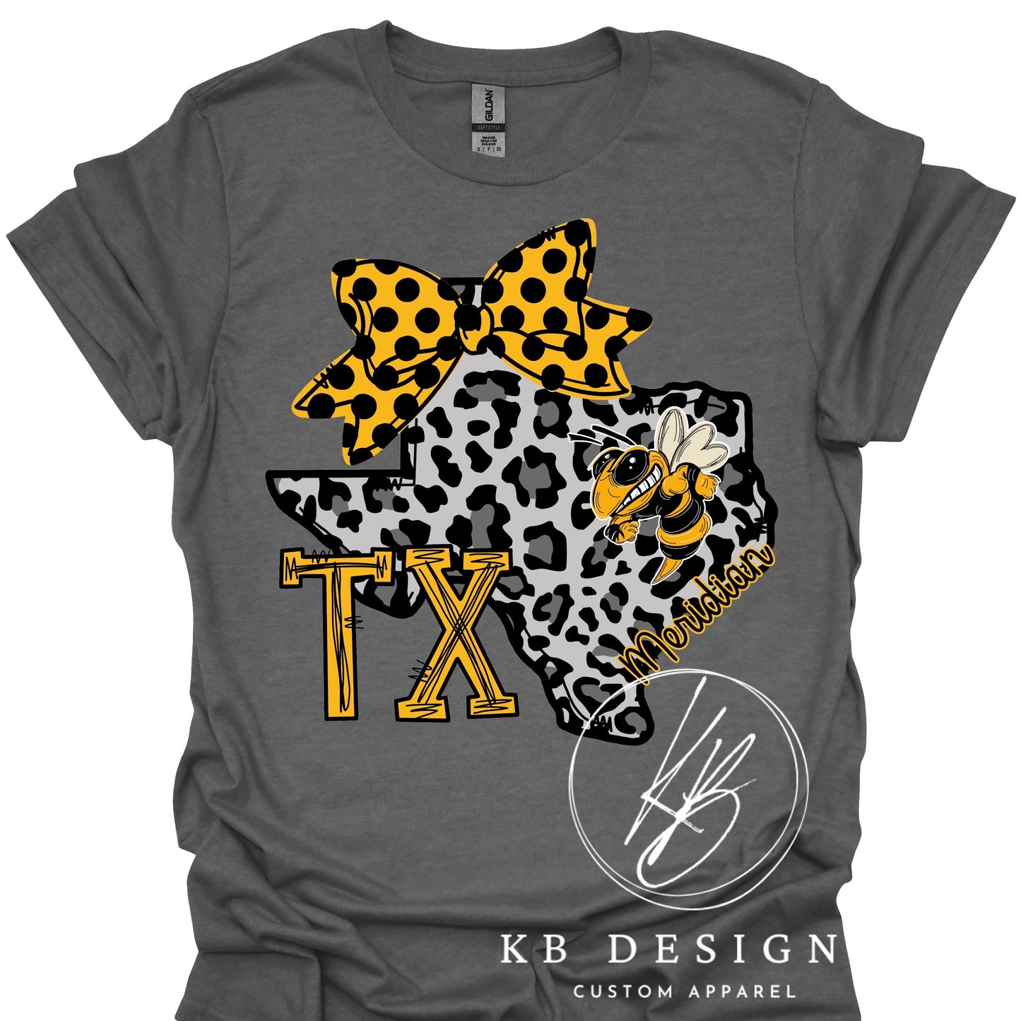 Town/Mascot Leopard TX W/Bow