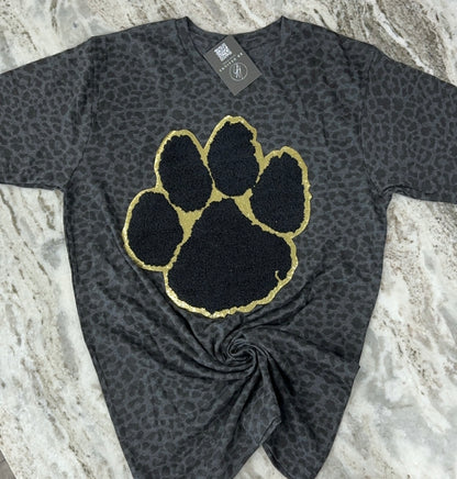 Chenille Paw Tee