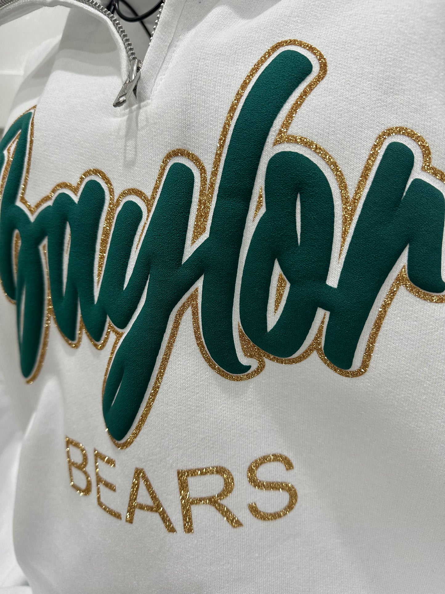 Baylor Bears Glitter & Puff